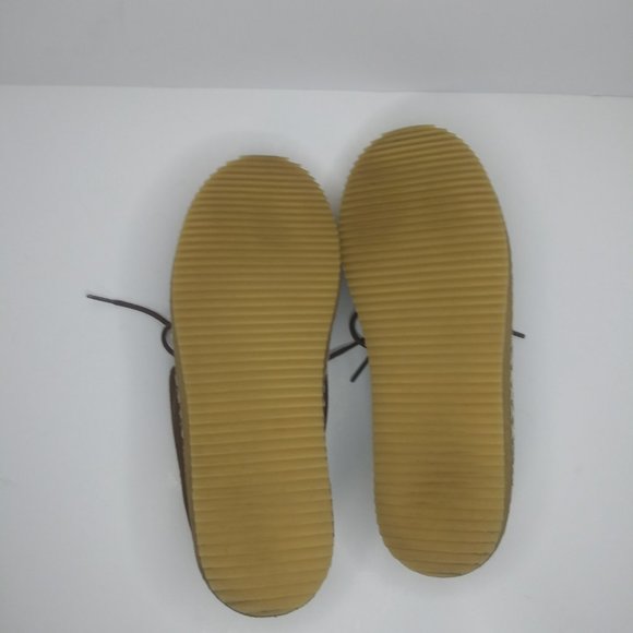 LaidBackLondon Tie-up Chukka Moccasin Handmade Beaded Ankle Boot EU 37 US 6 - Picture 5 of 6